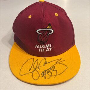 Signed Miami Heat Hat Alonzo Mourning